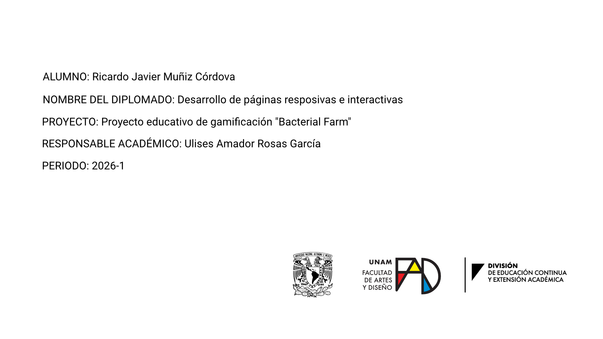 Información de Créditos